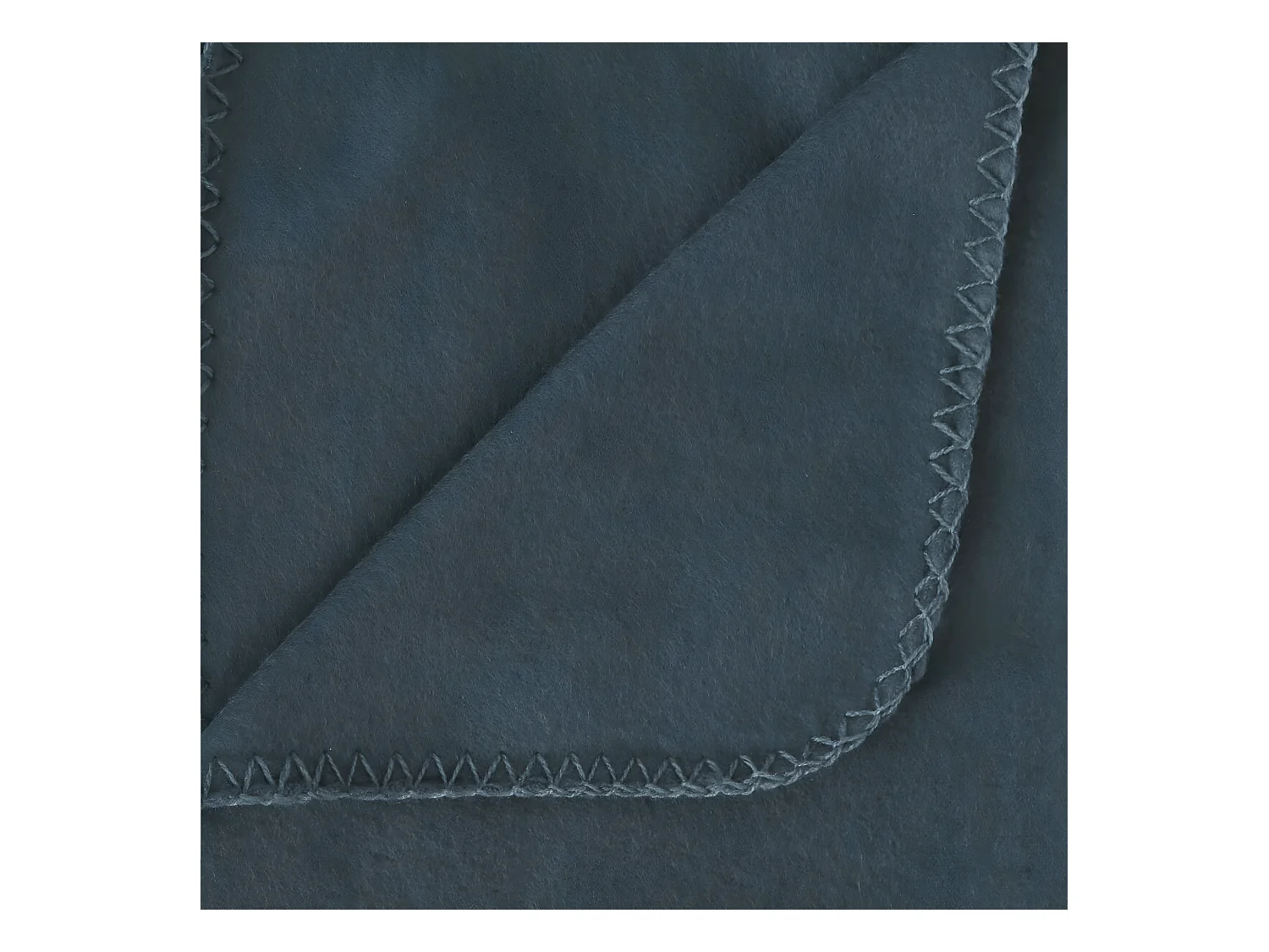 Plaid Polaire Bleu Orage 125 x 150 cm