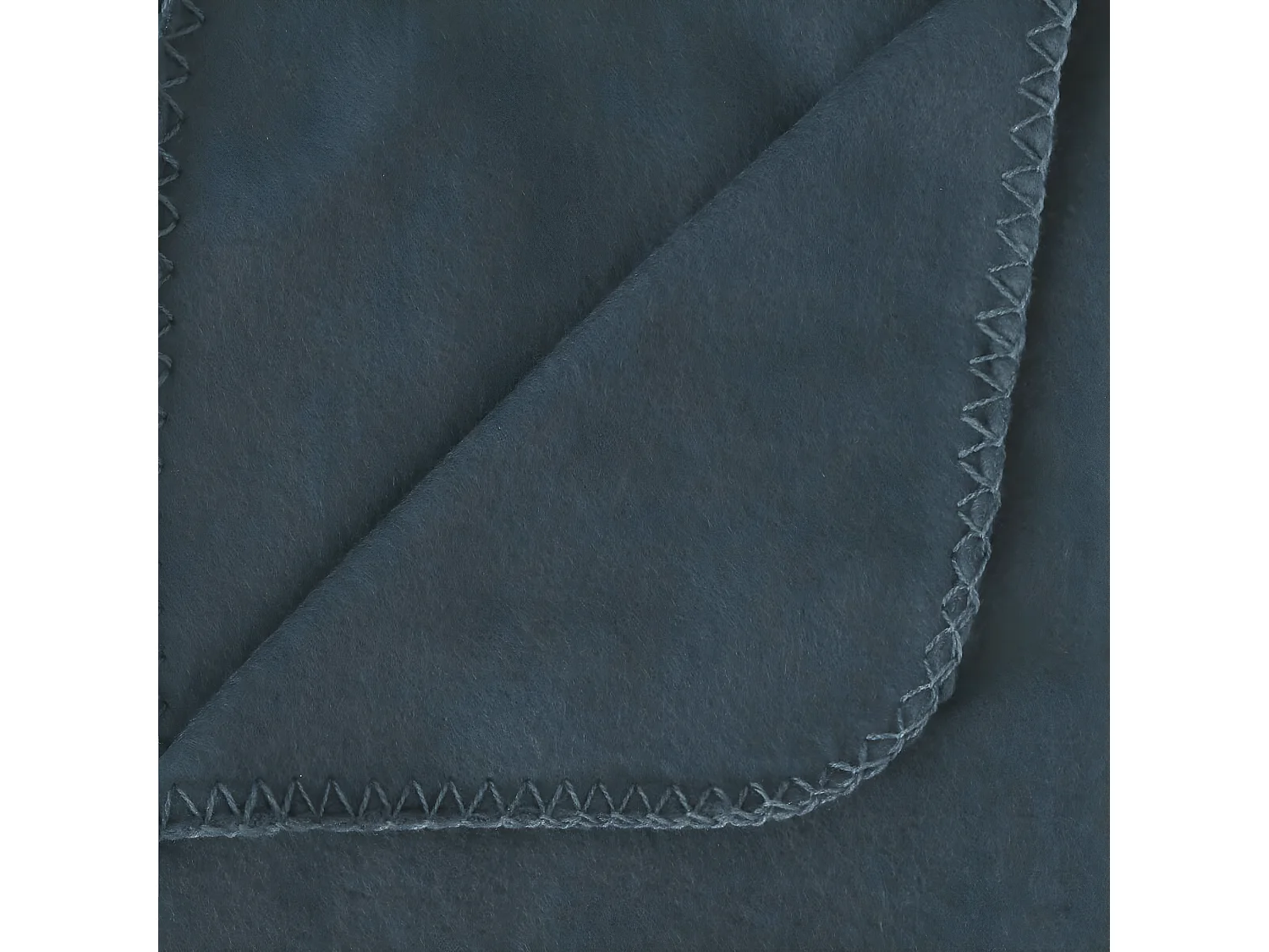 Plaid Polaire Bleu Orage 125 x 150 cm