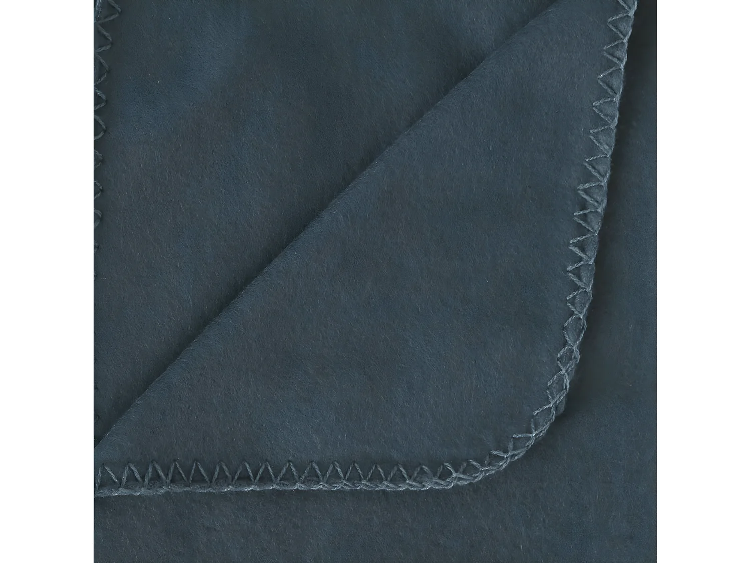 Plaid Polaire Bleu Orage 125 x 150 cm