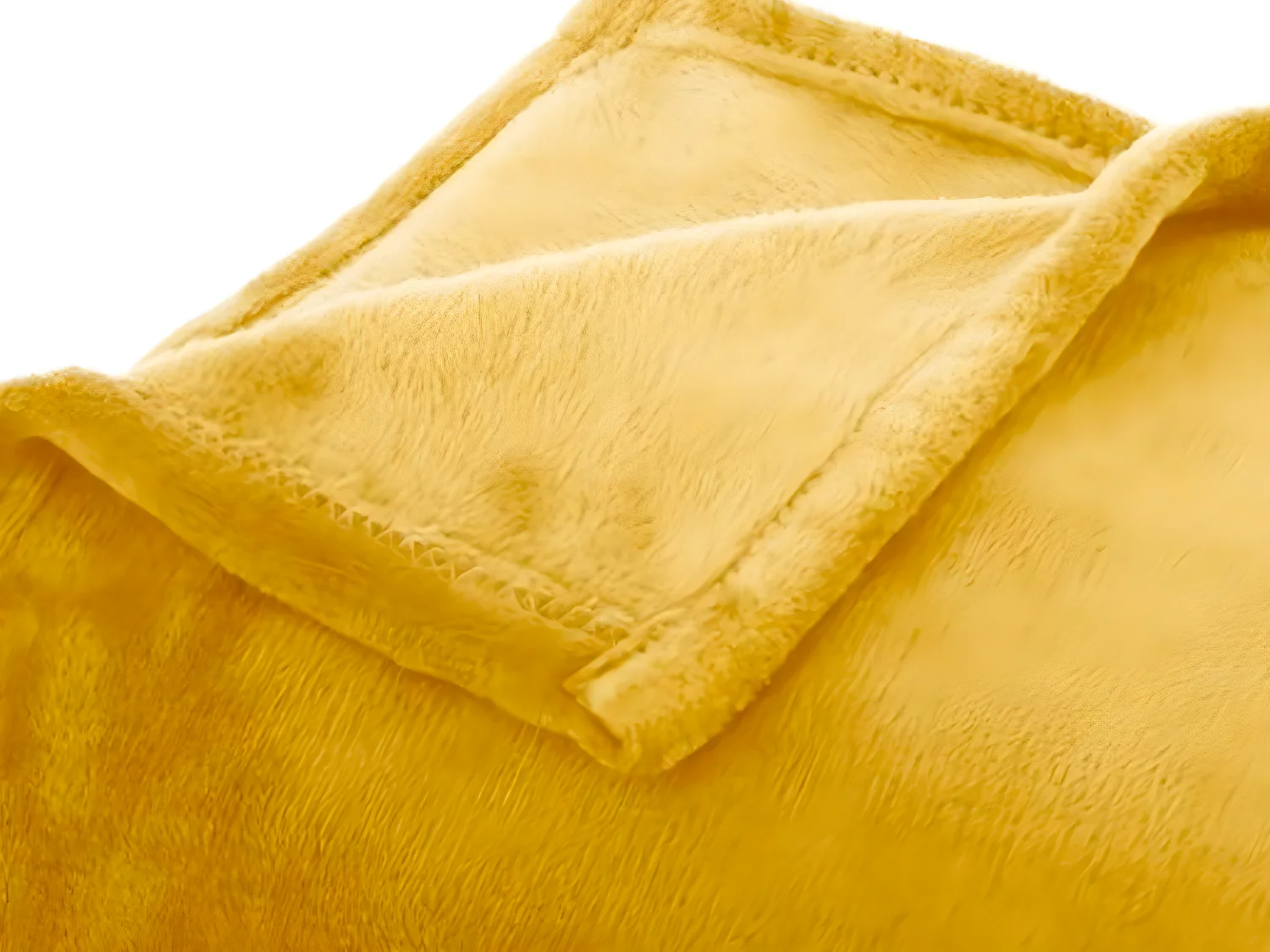 Plaid Flanelle Ocre 130 x 180 cm