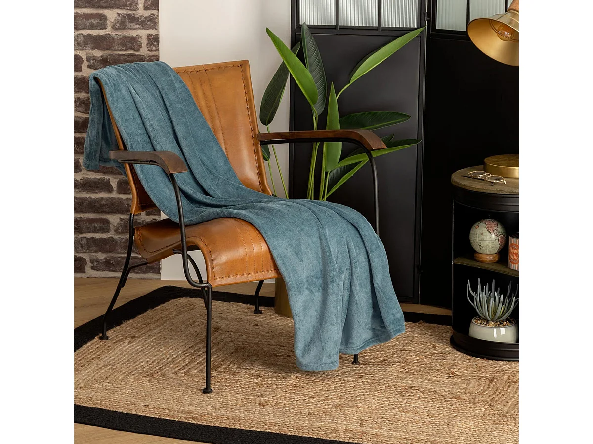 Plaid Microfibre Orage 125 x 150 cm