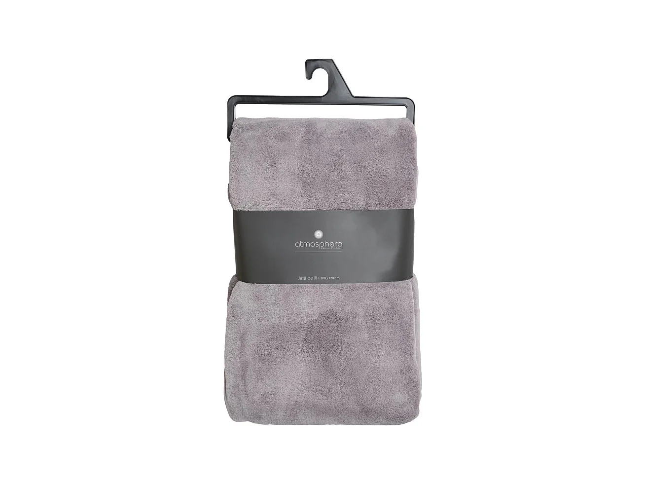 Plaid Microfibre Gris 180 x 230 cm