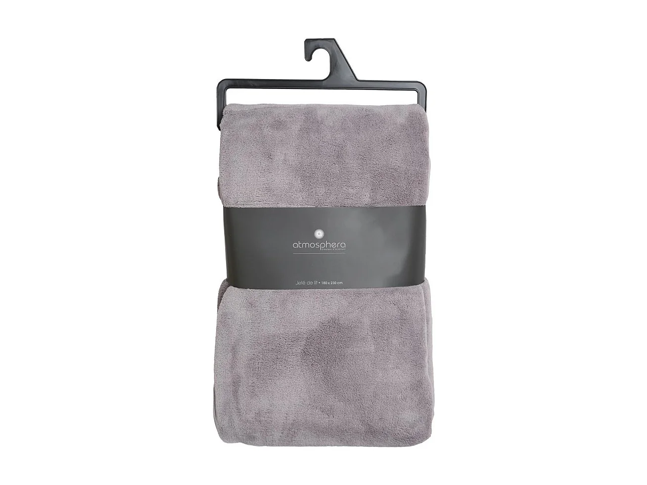 Plaid Microfibre Gris 180 x 230 cm