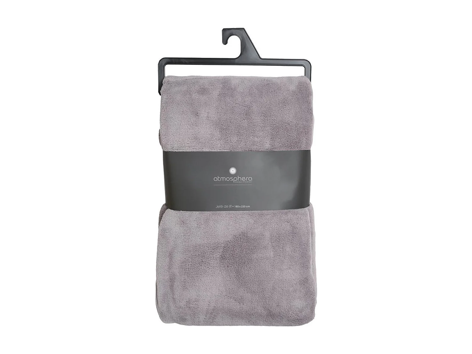 Plaid Microfibre Gris 180 x 230 cm