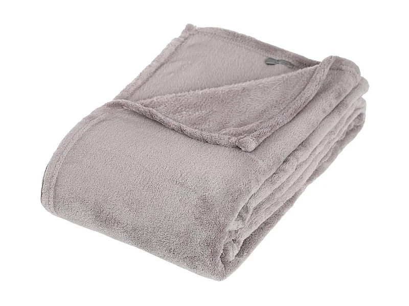 Plaid Microfibre Gris 130x180 cm