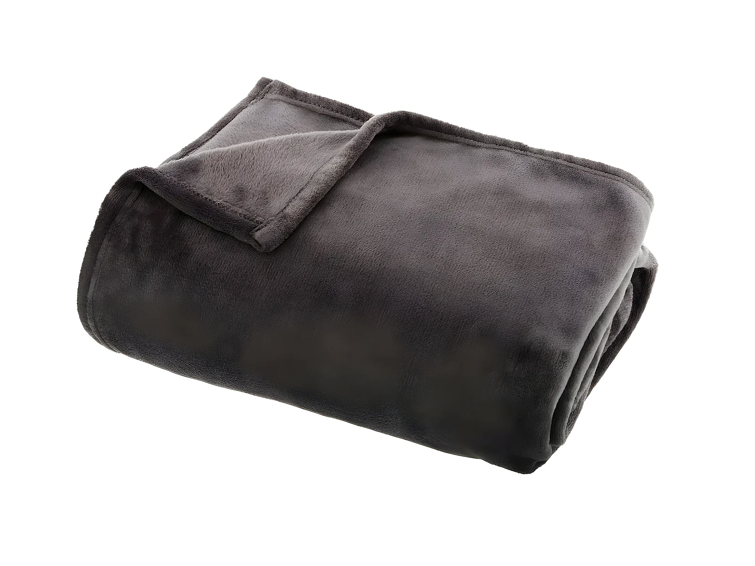 Plaid Flanelle Gris foncé 180 x 230 cm