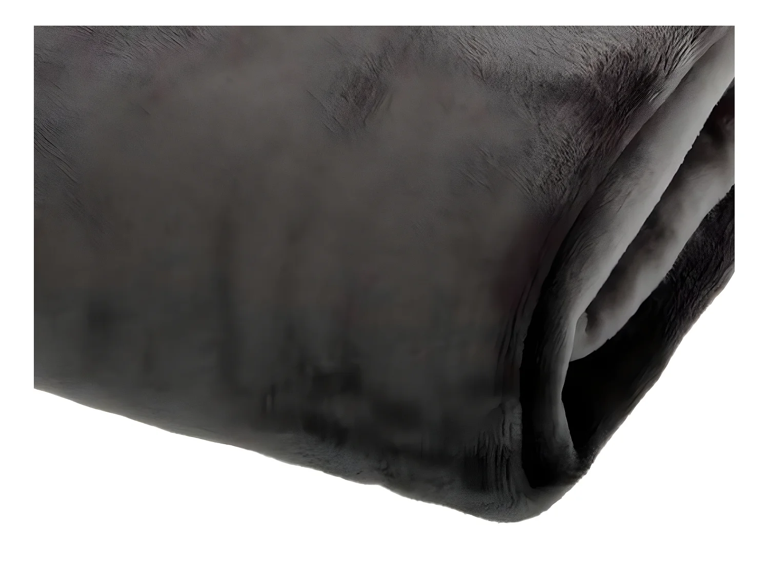 Plaid Flanelle Gris foncé 180 x 230 cm