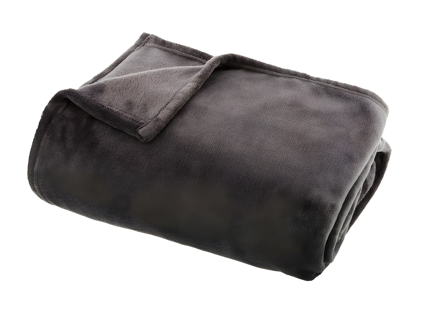 Plaid Flanelle Gris foncé 180 x 230 cm