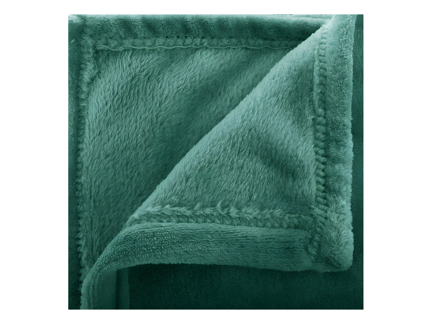 Plaid Flanelle Vert 125 x 150 cm