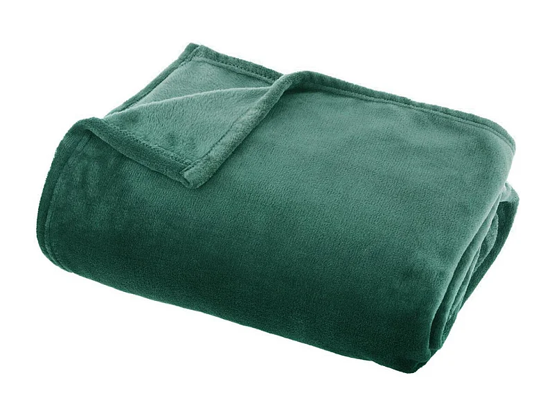 Plaid Flanelle Vert 125 x 150 cm
