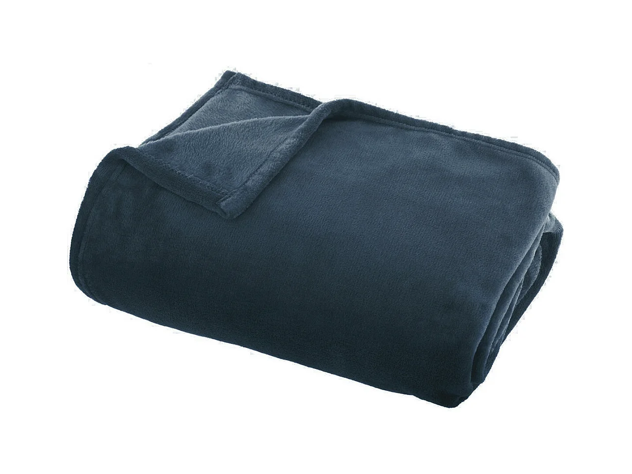 Plaid Flanelle Bleu égéen 130 x 180 cm