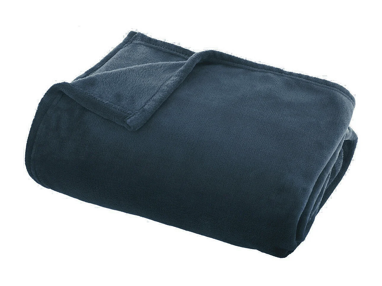 Plaid Flanelle Bleu égéen 130 x 180 cm