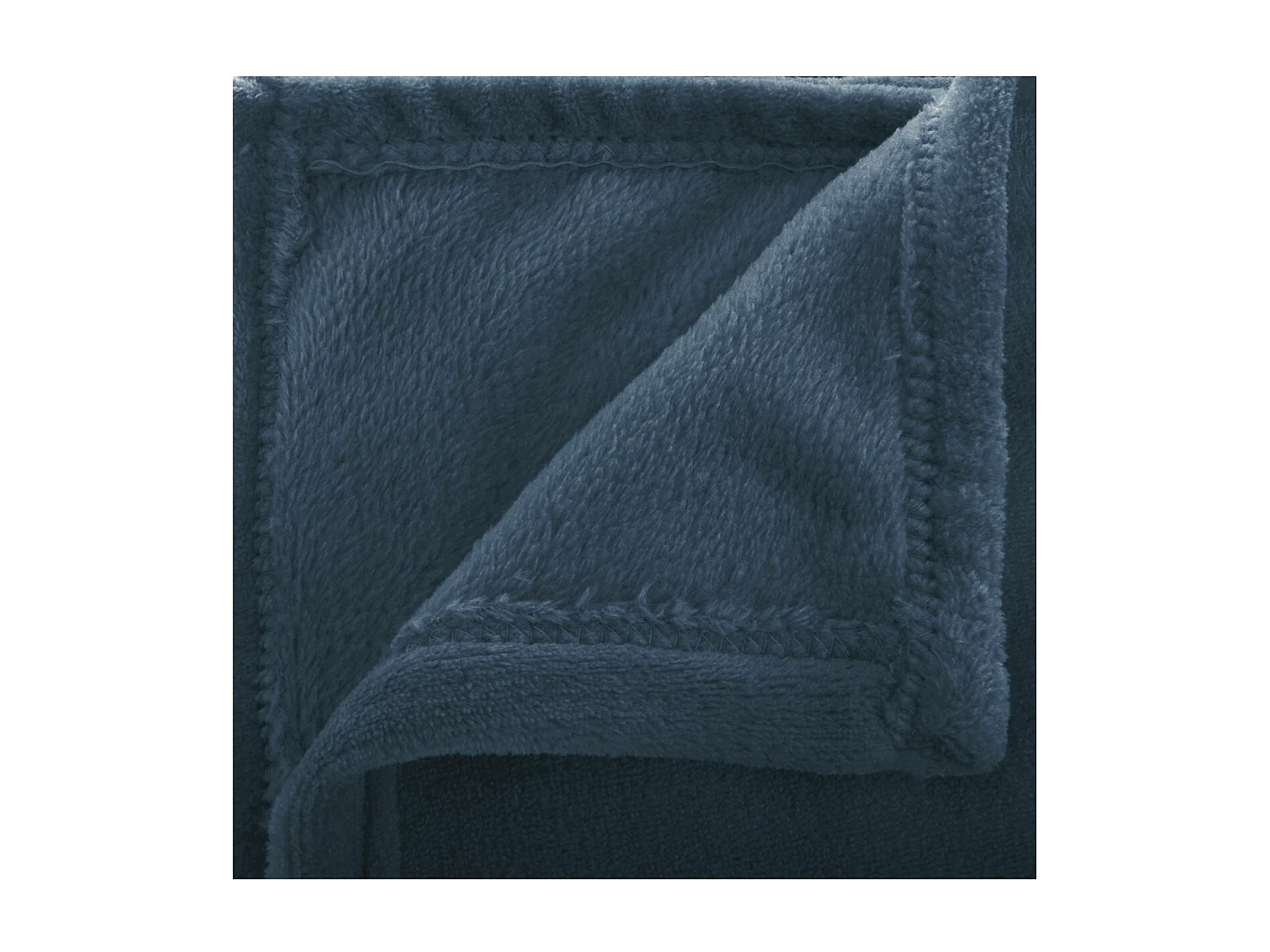 Plaid Flanelle Bleu égéen 130 x 180 cm