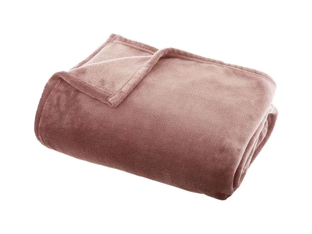 Plaid Flanelle Rose  125 x 150 cm