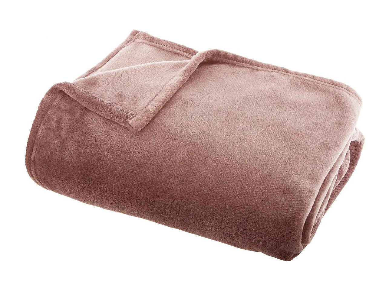 Plaid Flanelle Rose  125 x 150 cm