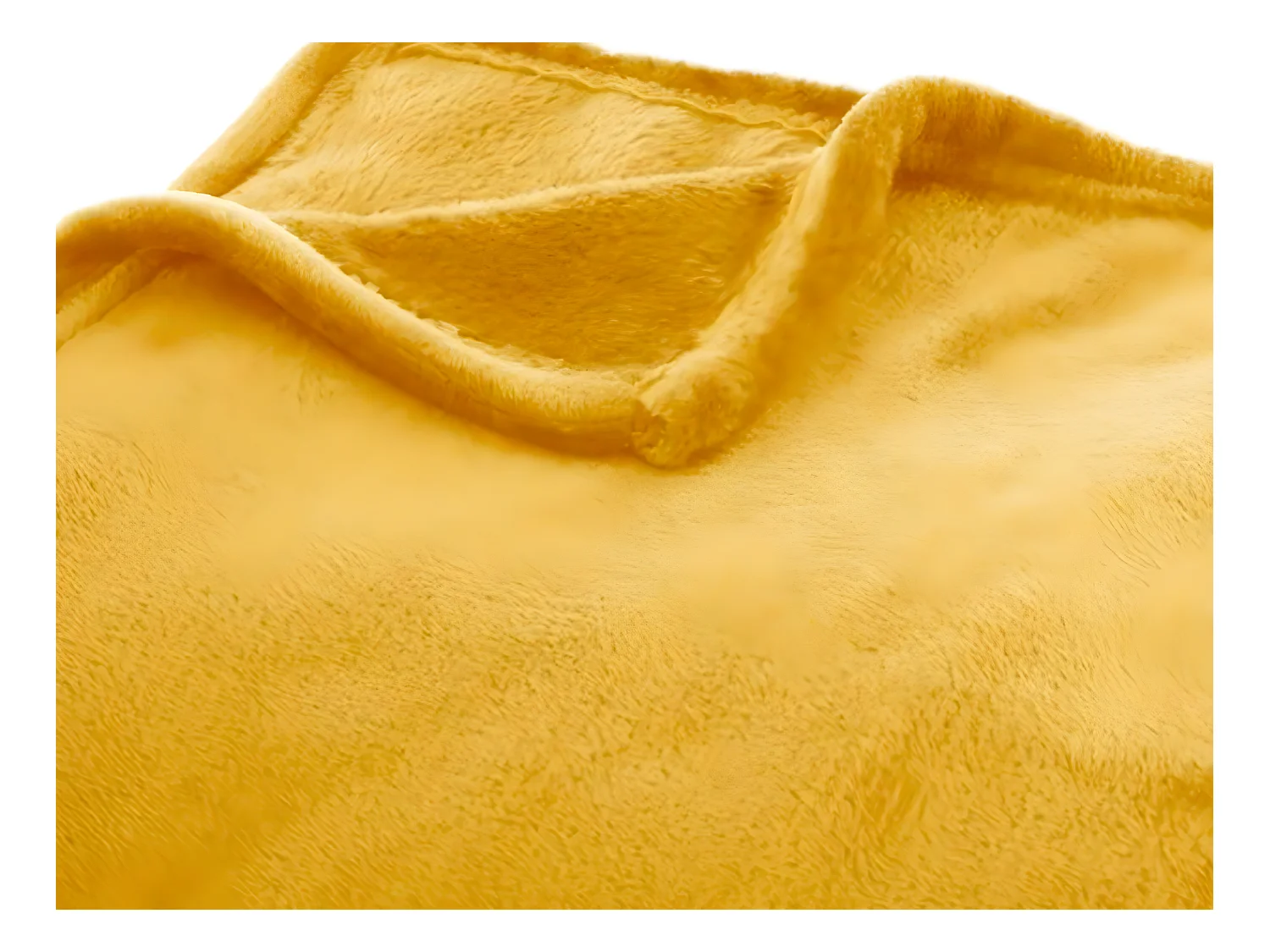 Plaid Flanelle Ocre 180 x 230 cm