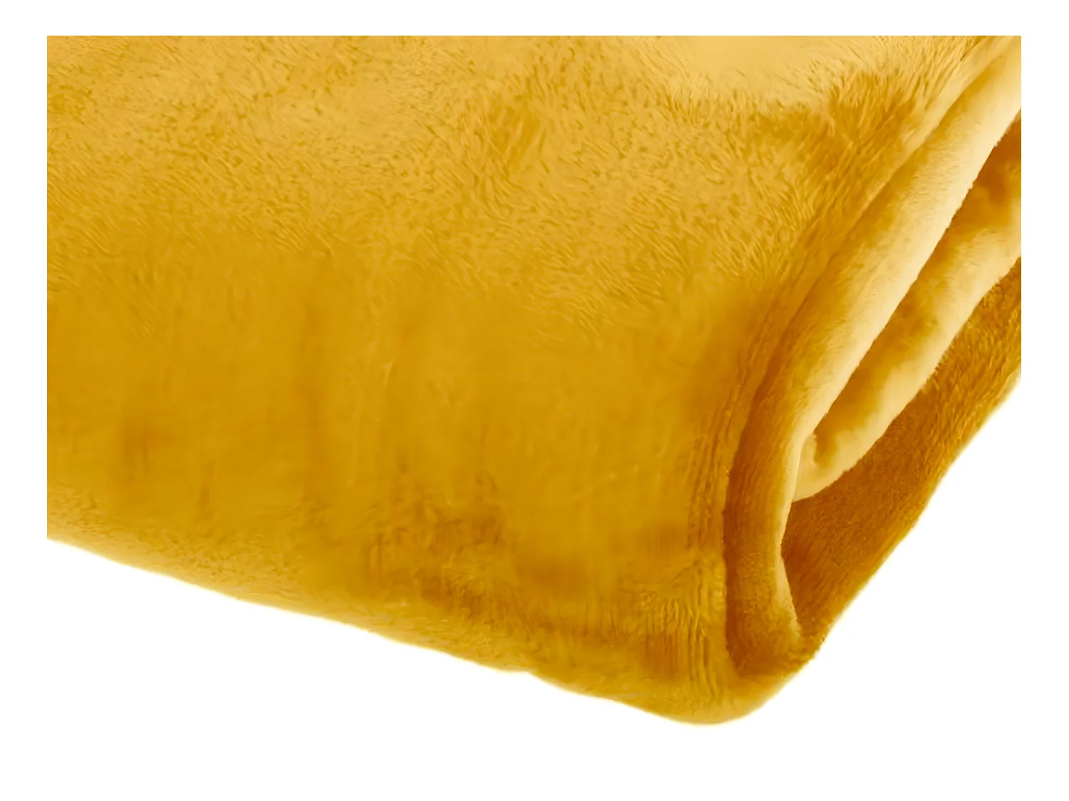 Plaid Flanelle Ocre 180 x 230 cm