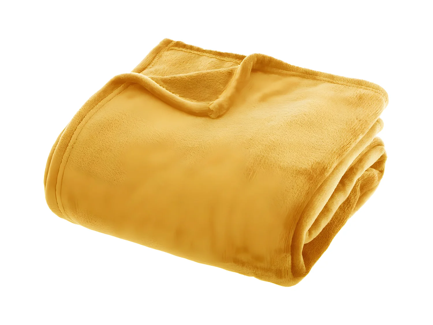 Plaid Flanelle Ocre 180 x 230 cm