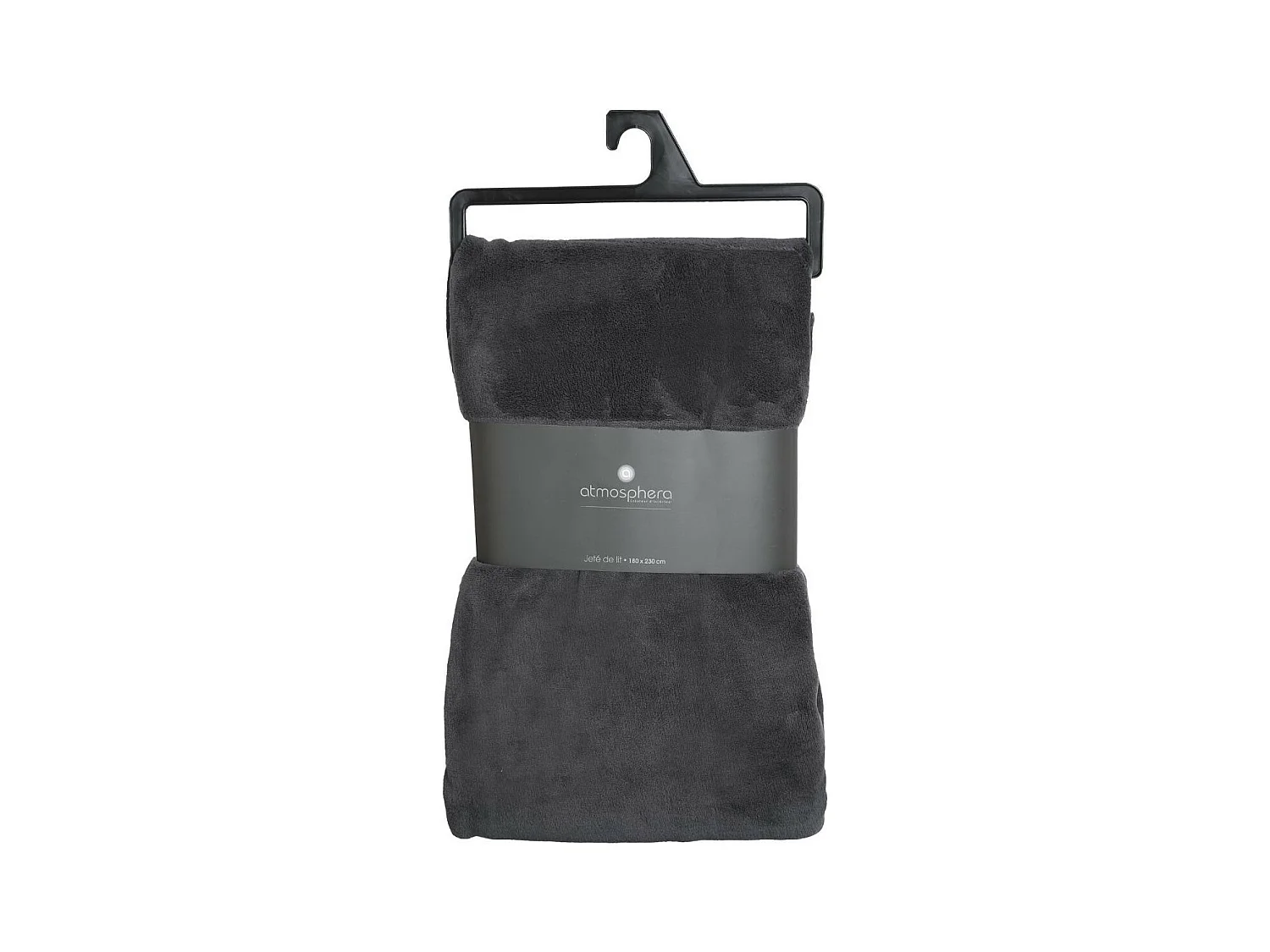 Plaid Microfibre Gris foncé 180 x 230 cm