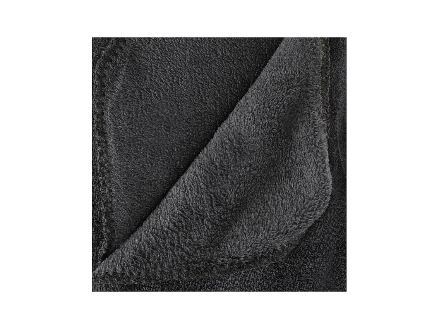 Plaid Microfibre Gris foncé 180 x 230 cm