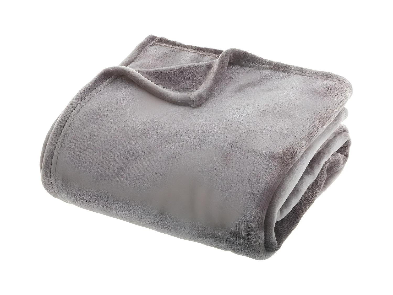 Plaid Flanelle Gris 180 x 230 cm