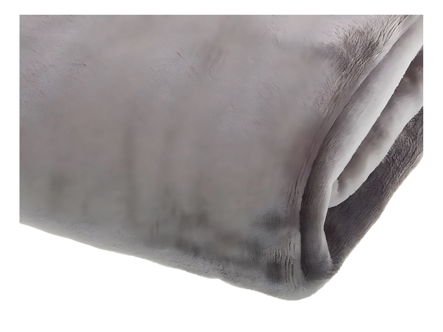 Plaid Flanelle Gris 180 x 230 cm