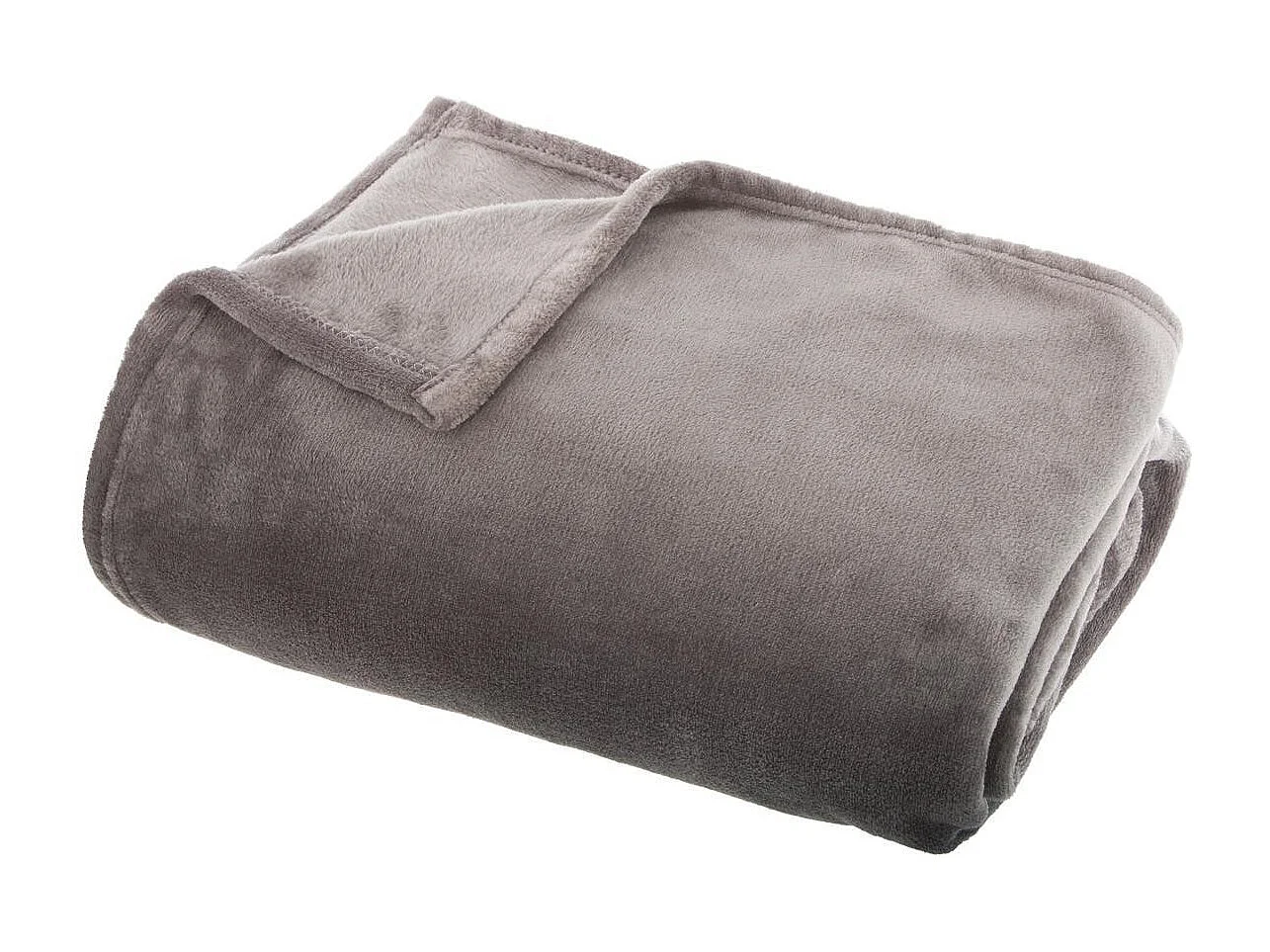 Plaid Flanelle Gris  125 x 150 cm