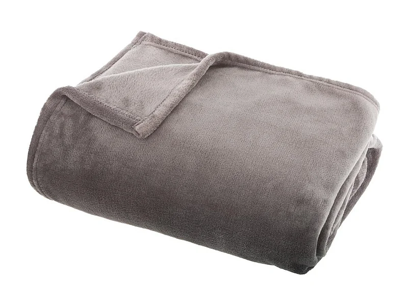 Plaid Flanelle Gris  125 x 150 cm