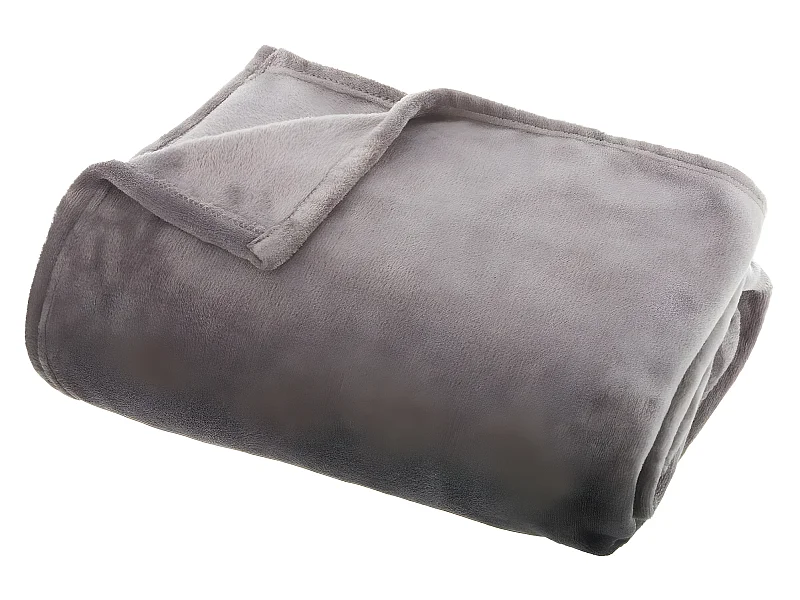 Plaid Flanelle Gris  125 x 150 cm