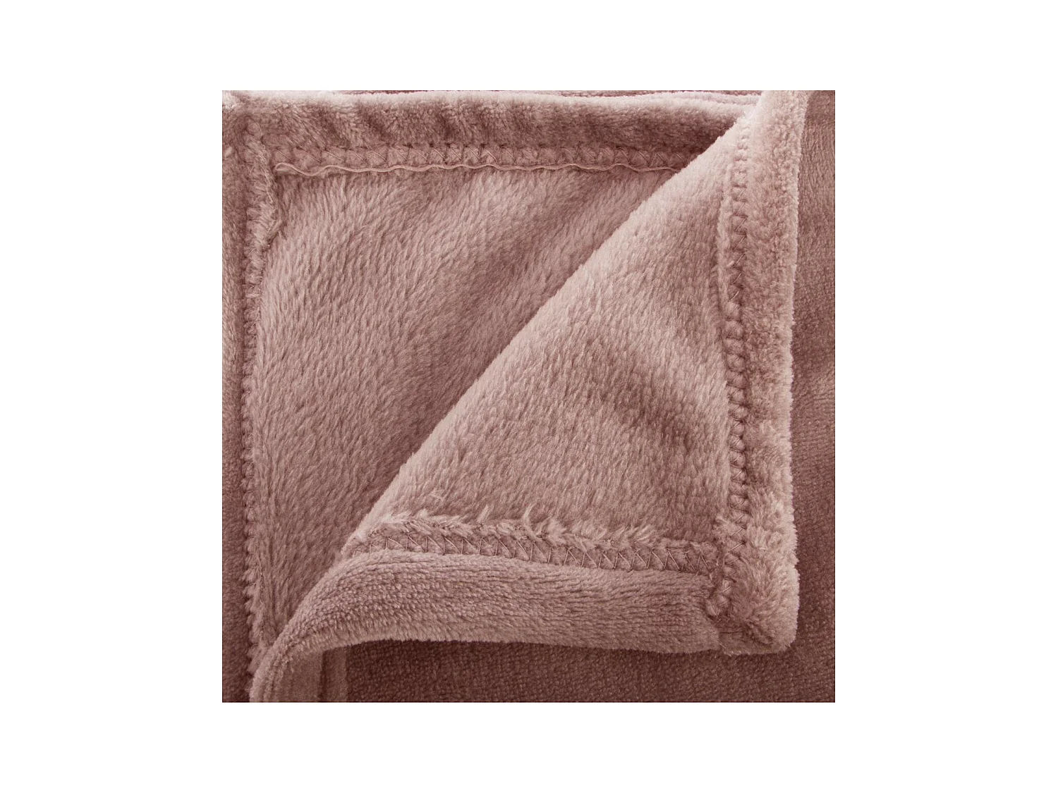 Plaid Flanelle Rose 130 x 180 cm