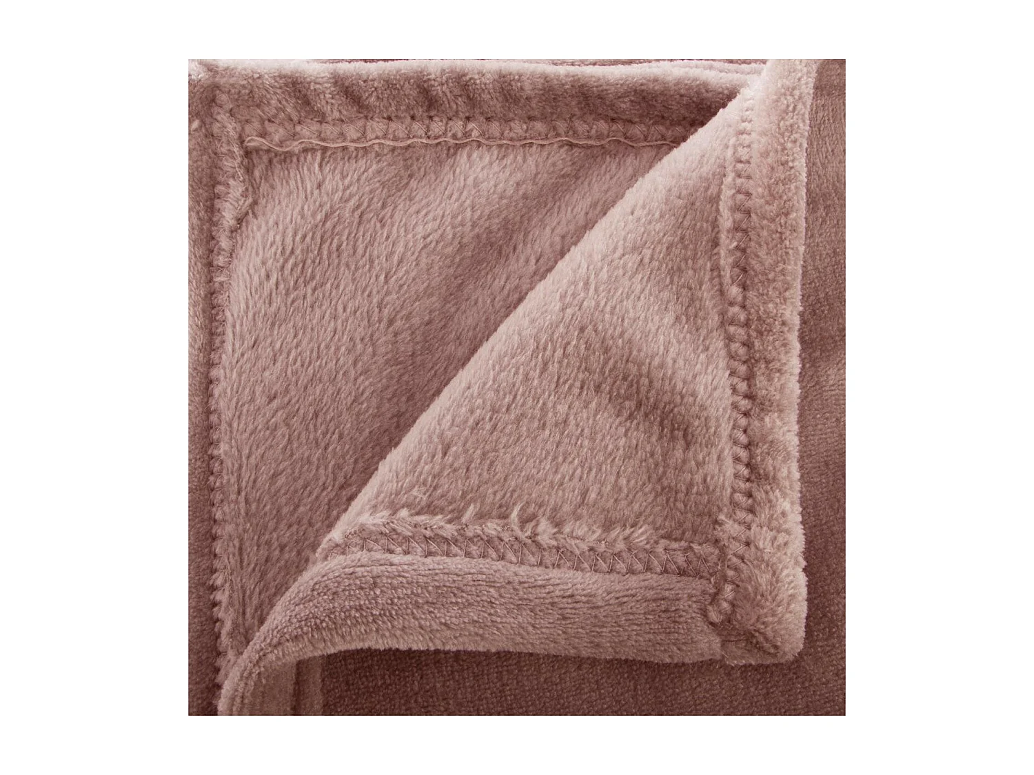 Plaid Flanelle Rose 130 x 180 cm