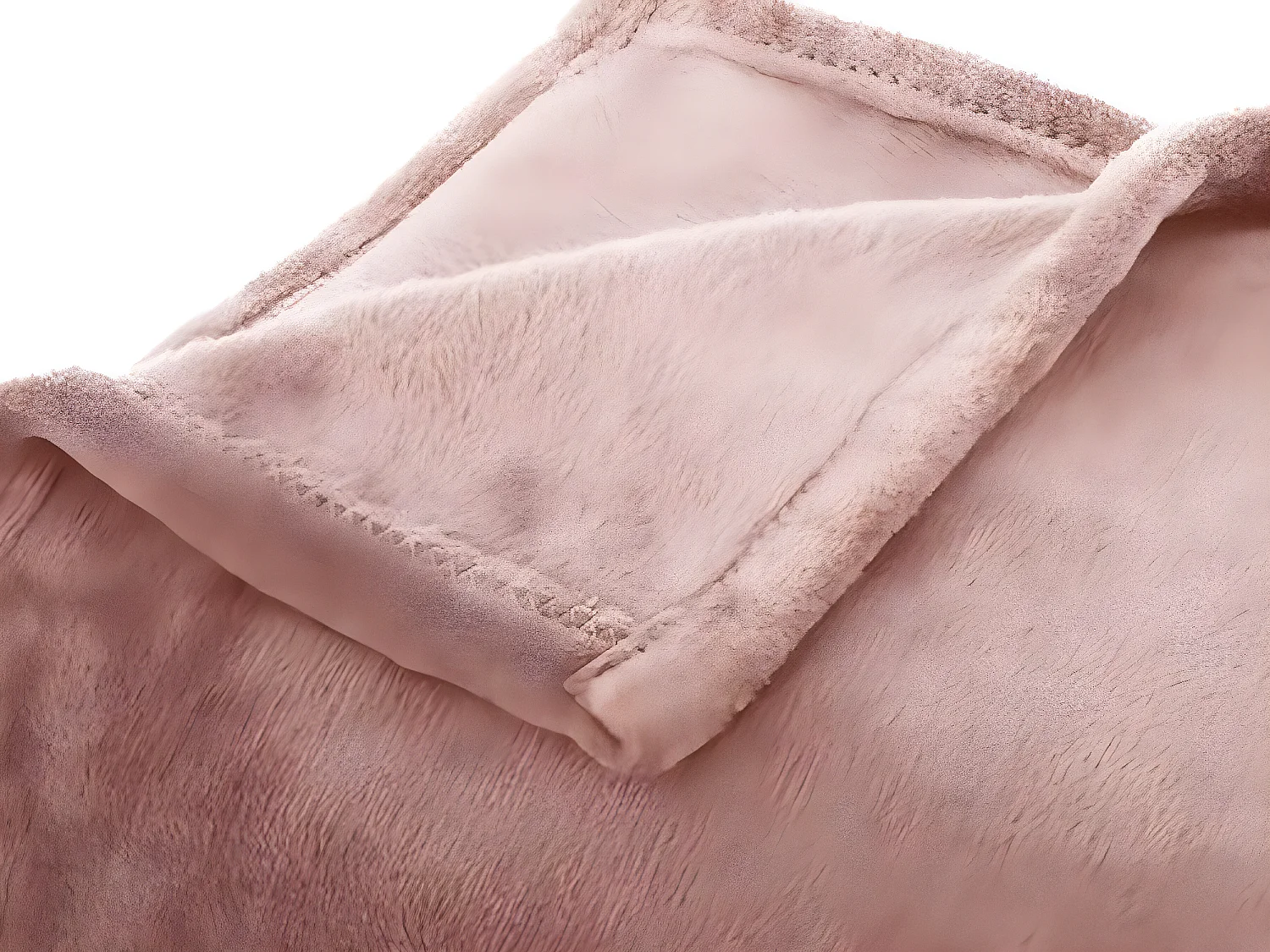 Plaid Flanelle Rose 130 x 180 cm