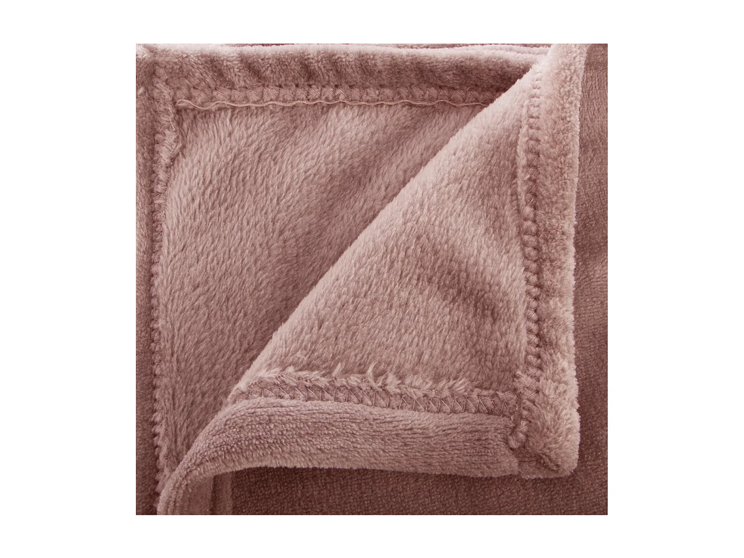 Plaid Flanelle Rose 130 x 180 cm