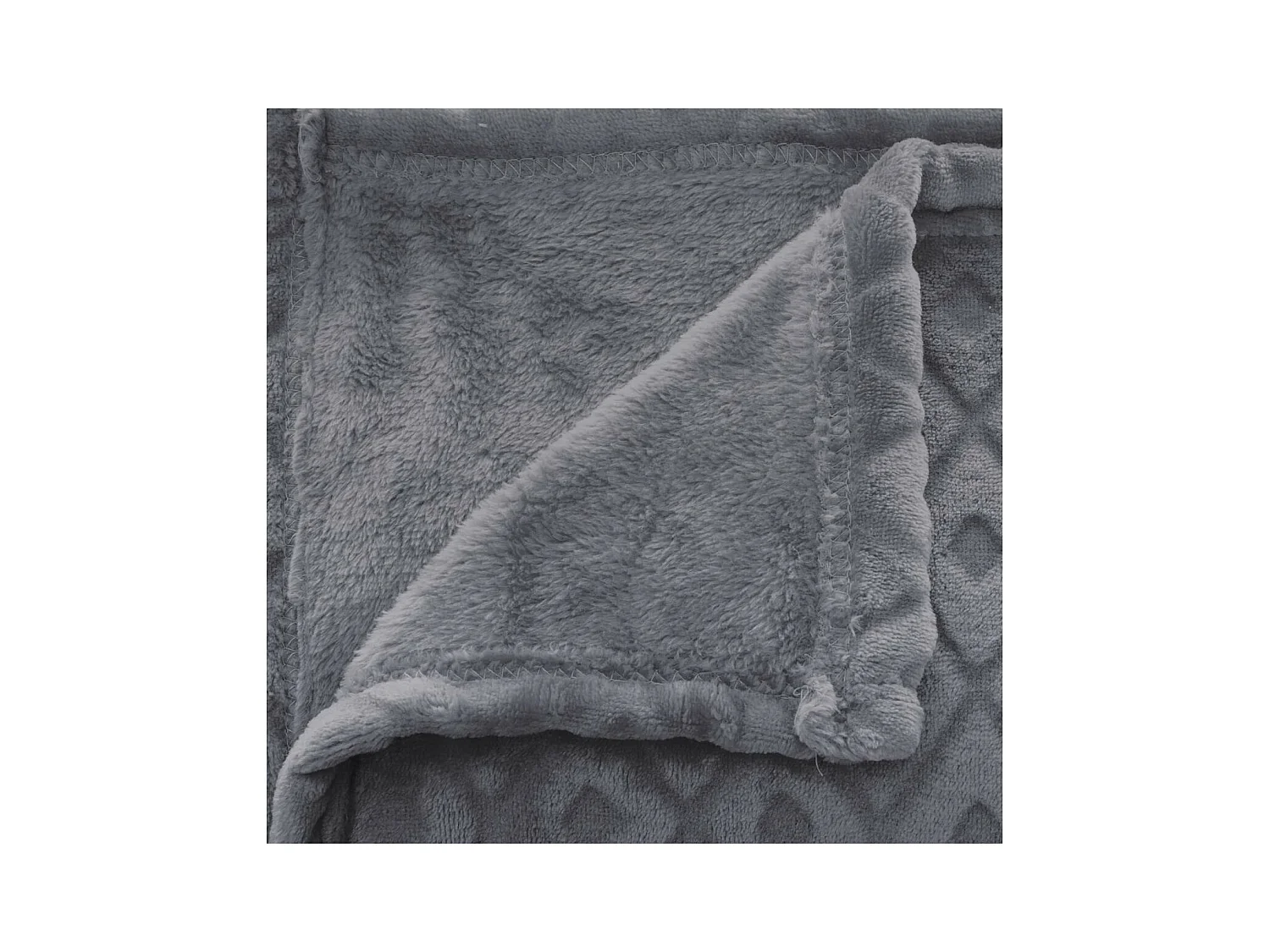 Manta Atmosphera Plaid Winter Rhombus Gris (230 x 180 cm)