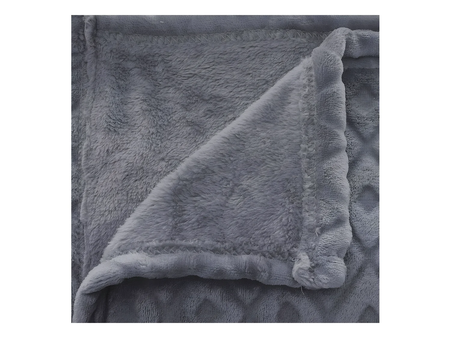 Manta Atmosphera Plaid Winter Rhombus Gris (230 x 180 cm)