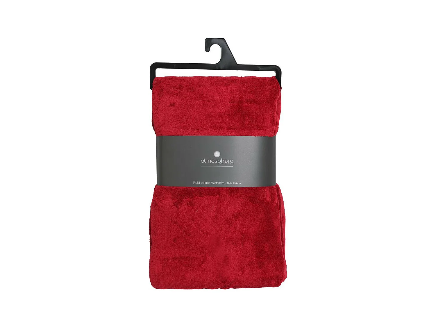 Plaid Microfibre Rouge 180 x 230 cm