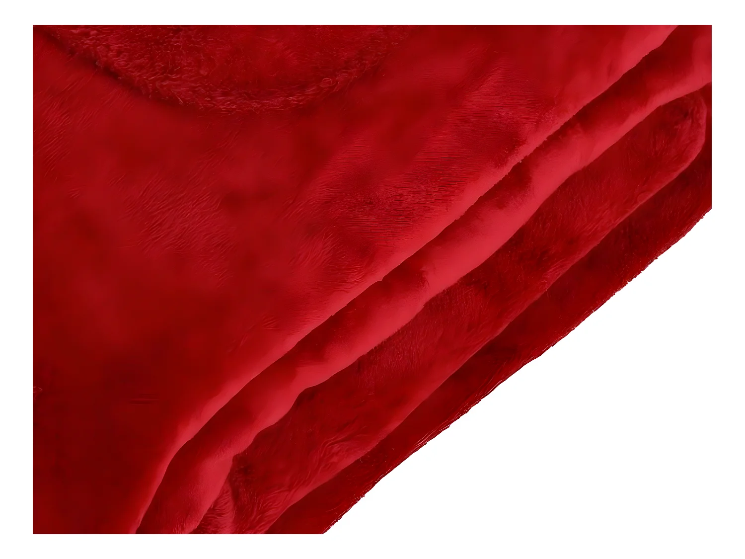 Plaid Microfibre Rouge 180 x 230 cm