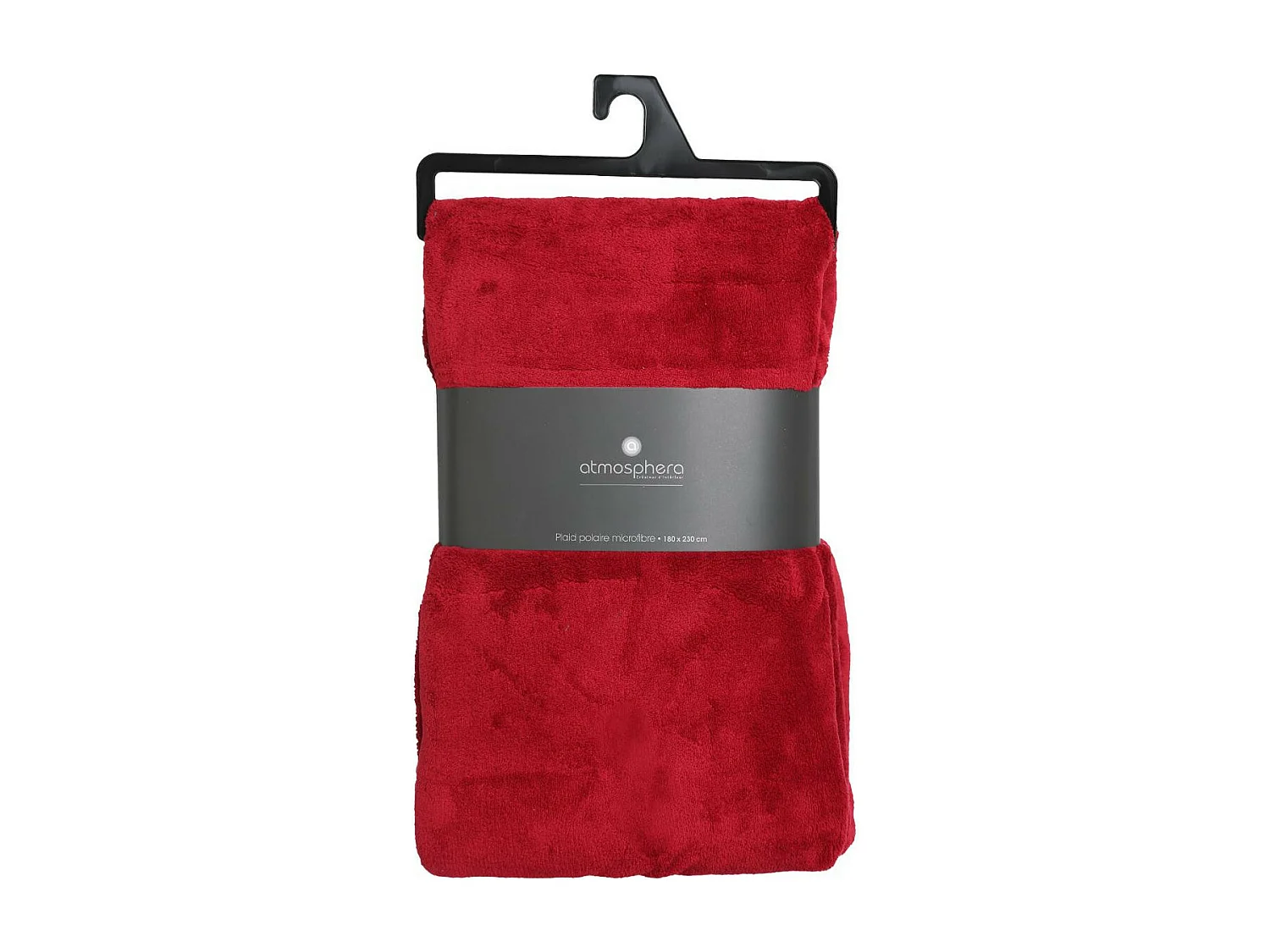 Plaid Microfibre Rouge 180 x 230 cm