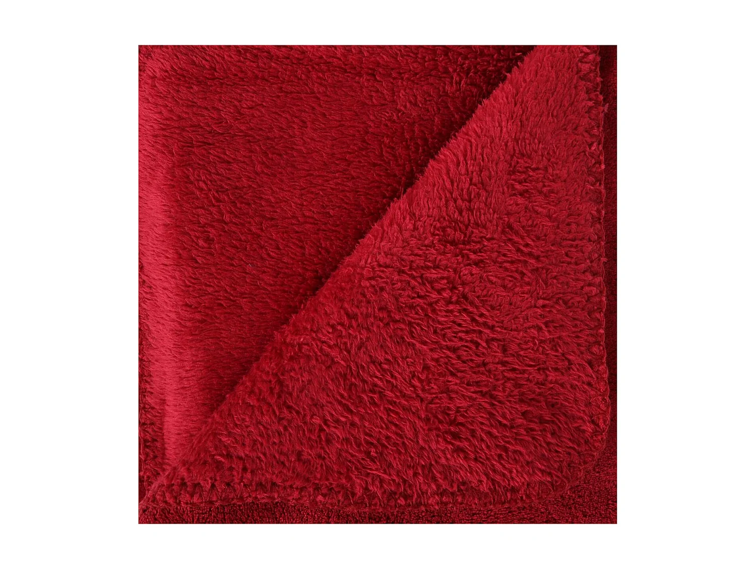Plaid Microfibre Rouge 180 x 230 cm