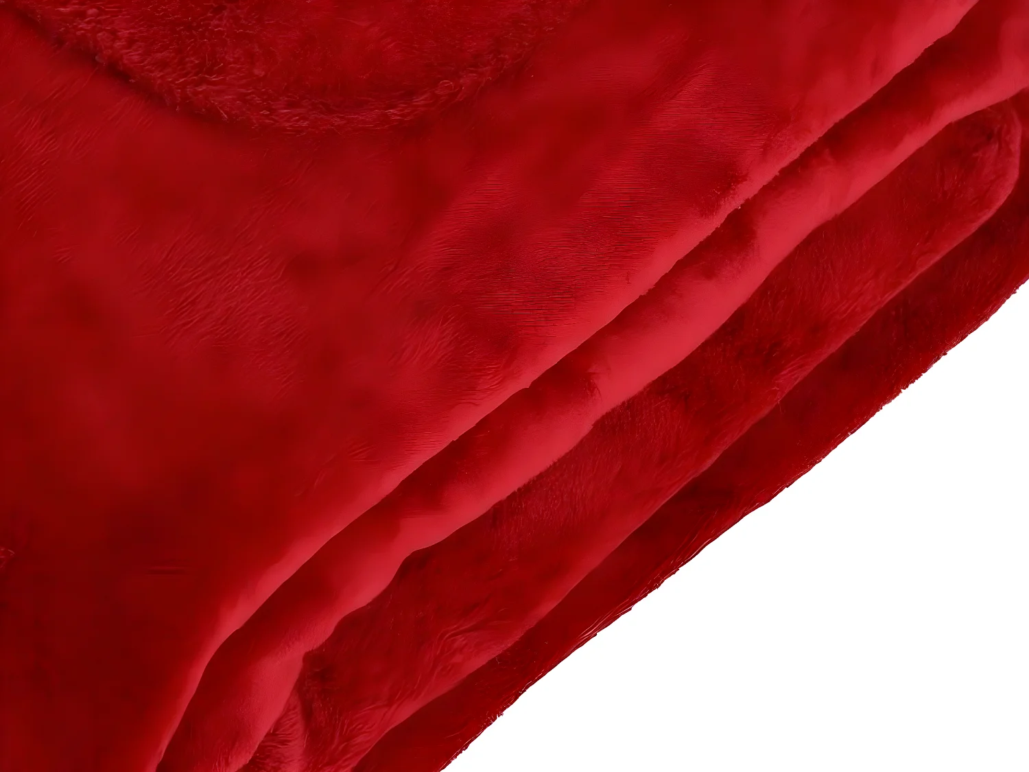 Plaid Microfibre Rouge 180 x 230 cm