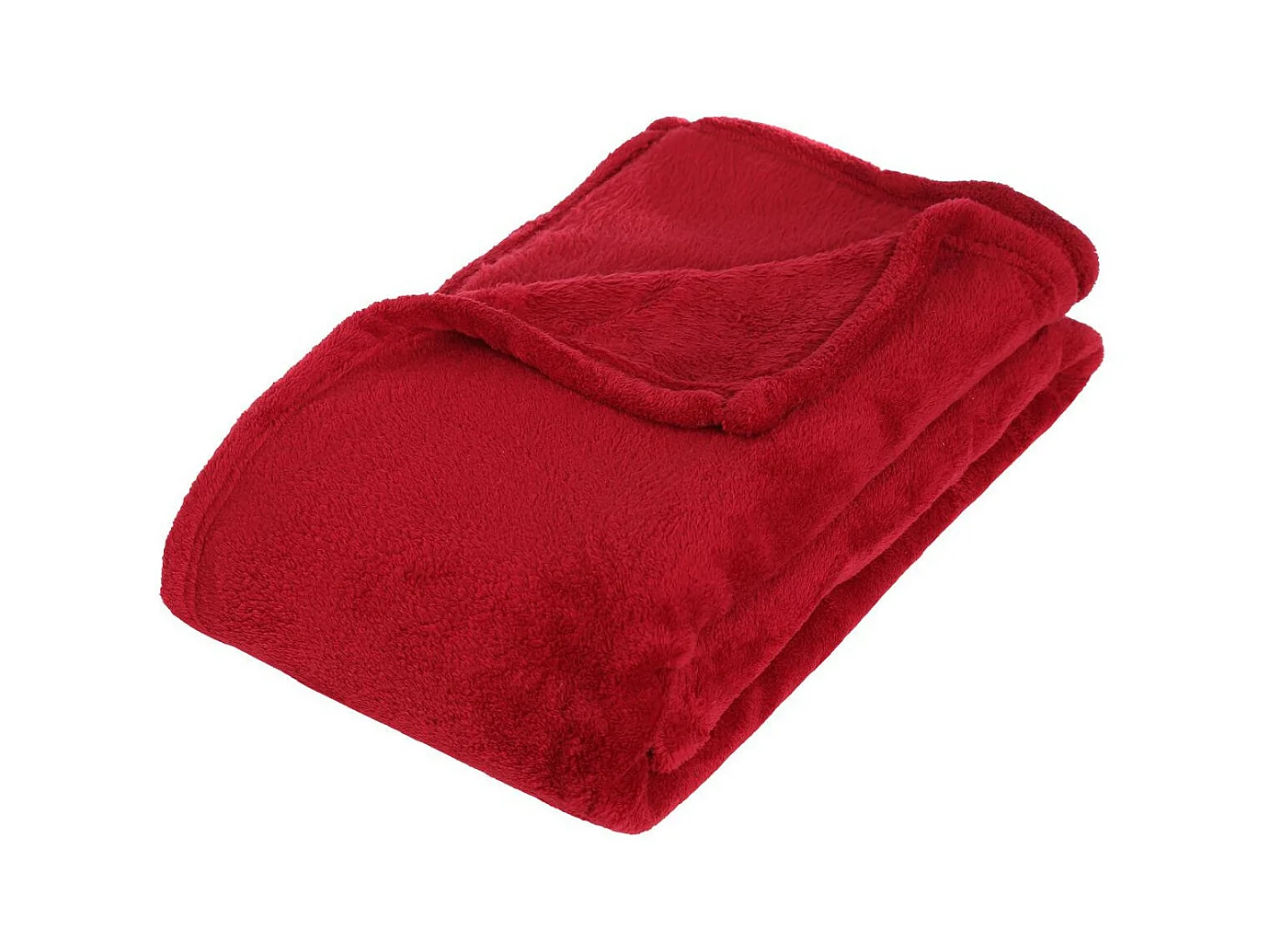 Plaid Microfibre Rouge 130x180 cm