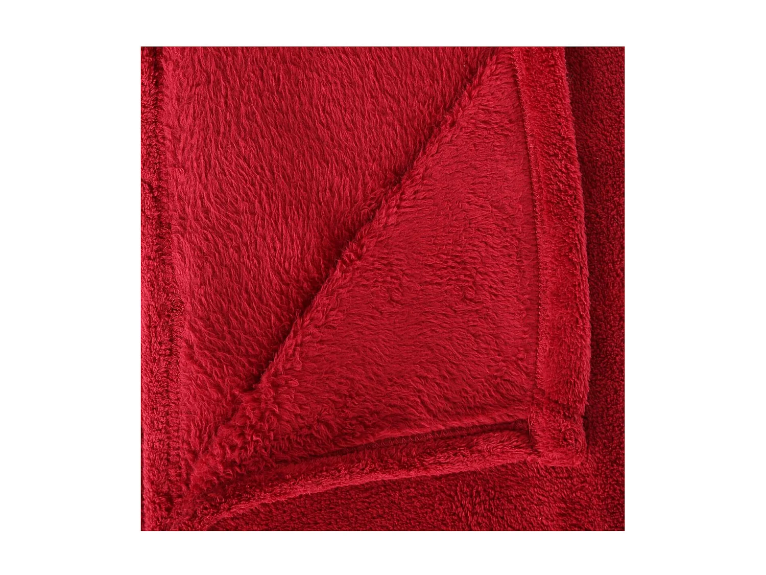 Plaid Microfibre Rouge 130x180 cm