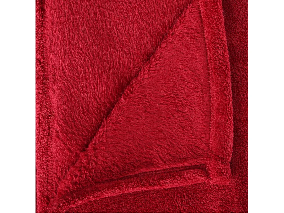 Plaid Microfibre Rouge 130x180 cm