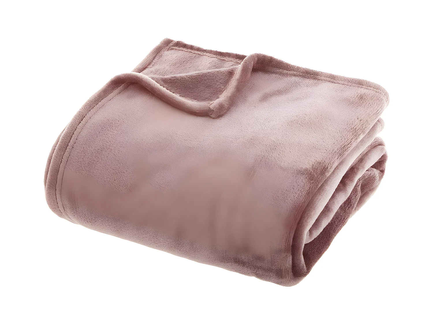 Plaid Flanelle Rose 180 x 230 cm