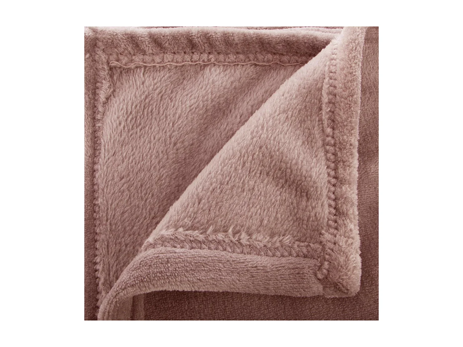 Plaid Flanelle Rose 180 x 230 cm