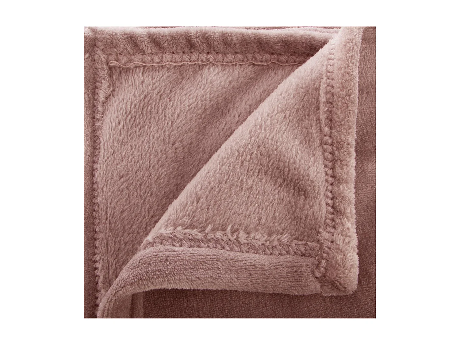 Plaid Flanelle Rose 180 x 230 cm