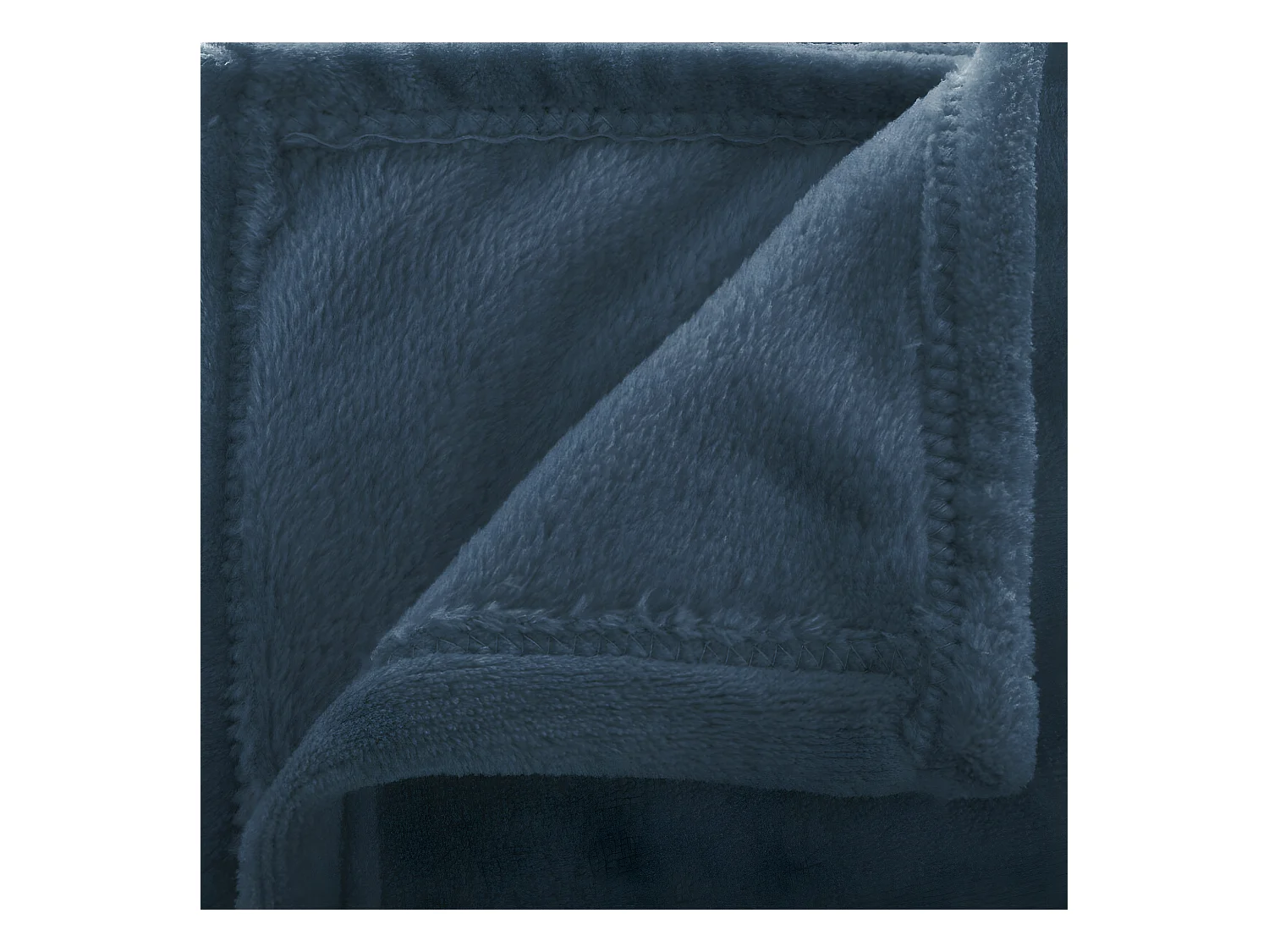 Plaid Flanelle Bleu égéen 180 x 230 cm