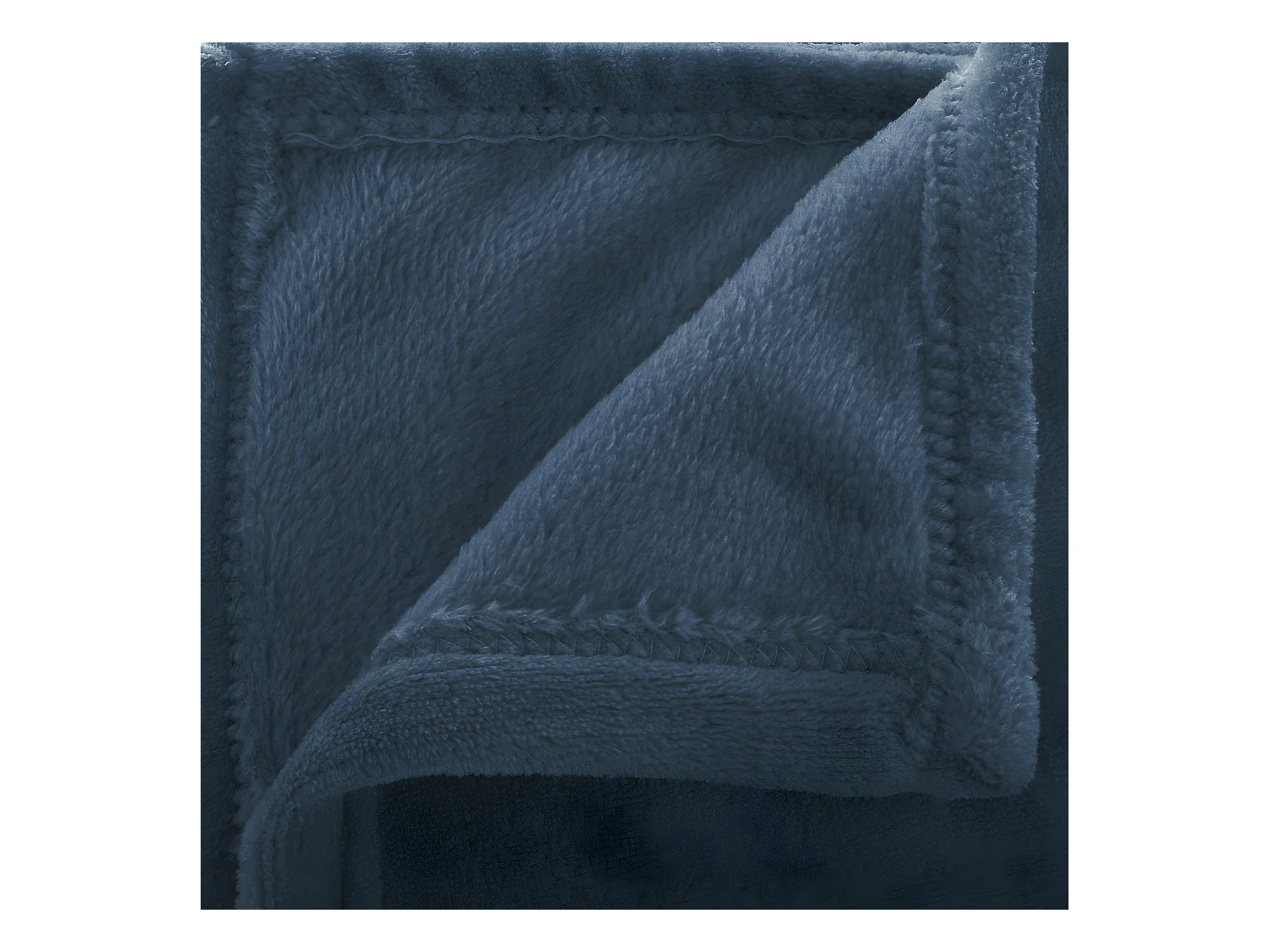 Plaid Flanelle Bleu égéen 180 x 230 cm