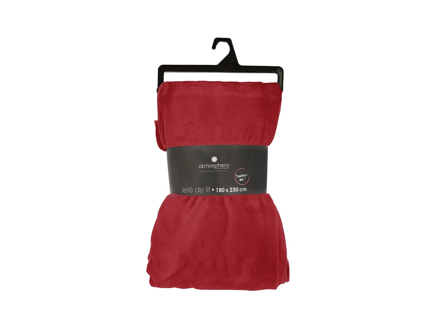 Plaid Flanelle Rouge 180 x 230 cm