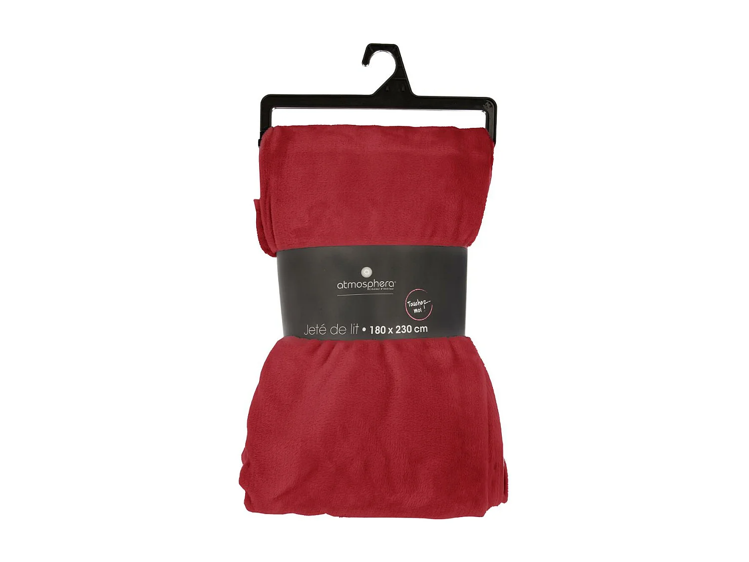 Plaid Flanelle Rouge 180 x 230 cm